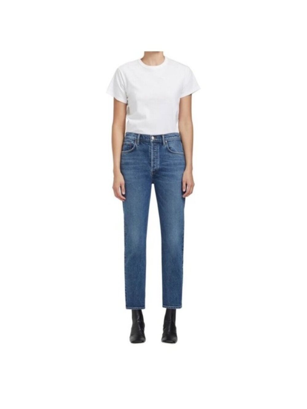AGOLDE RILEY HIGH RISE STRAIGHT CROPIN RILEY WADH SIZE 26
